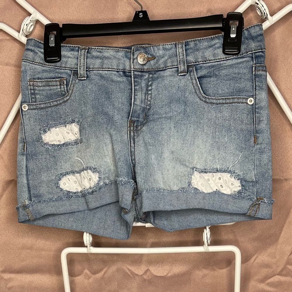Cat and Jack girls denim shorts size xl 14/16